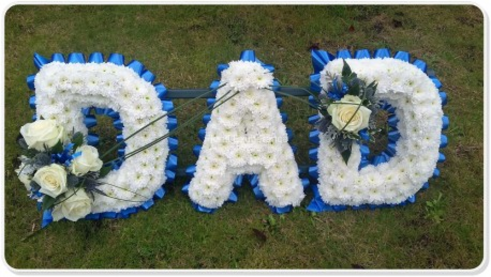 Blue Dad Letter Tribute Product Image