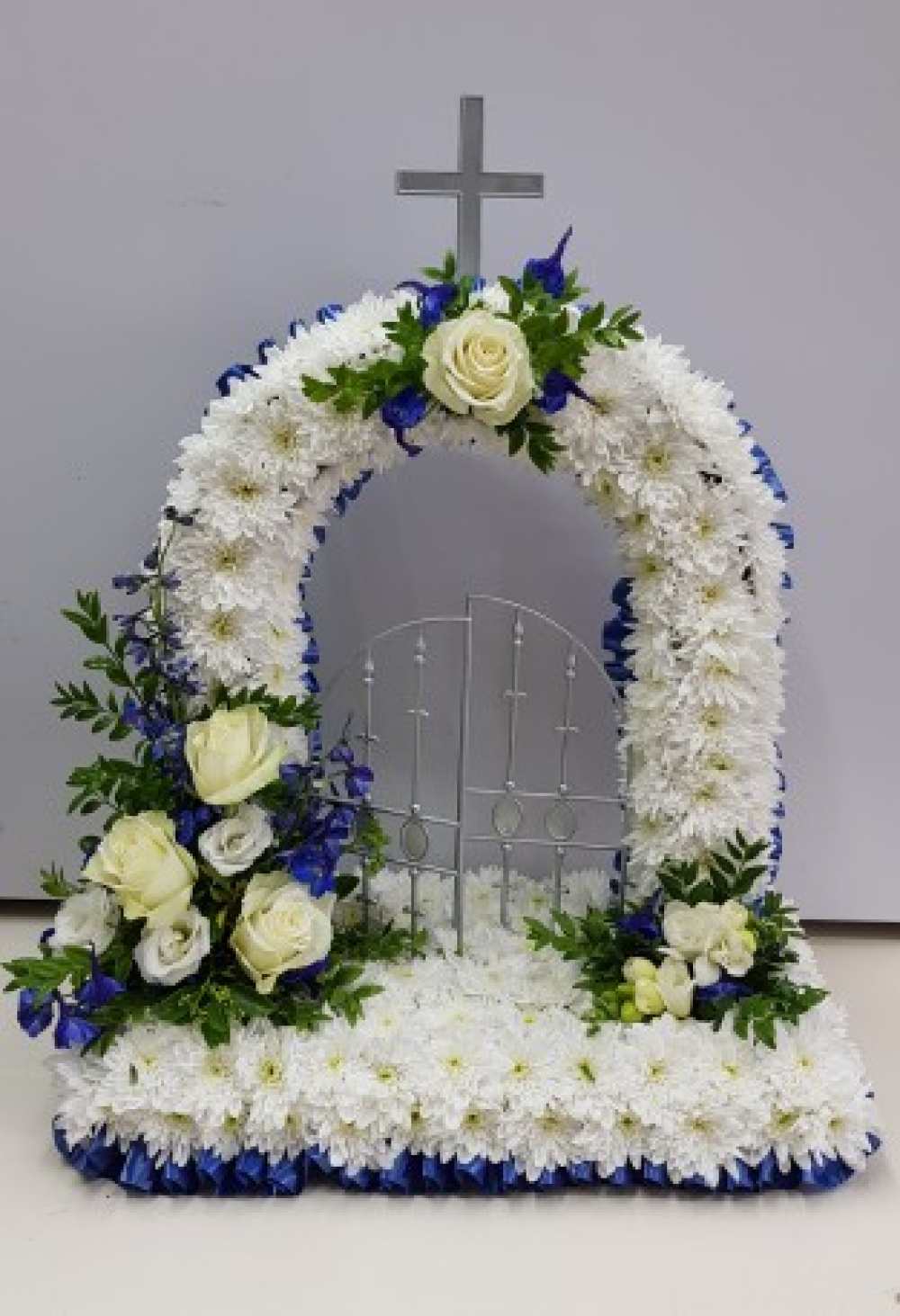 White & Blue Gates of Heaven Product Image